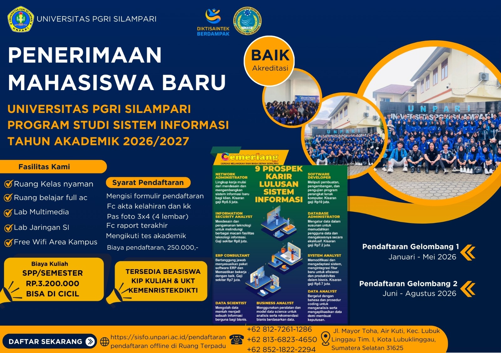 Pendaftaran Mahasiswa baru